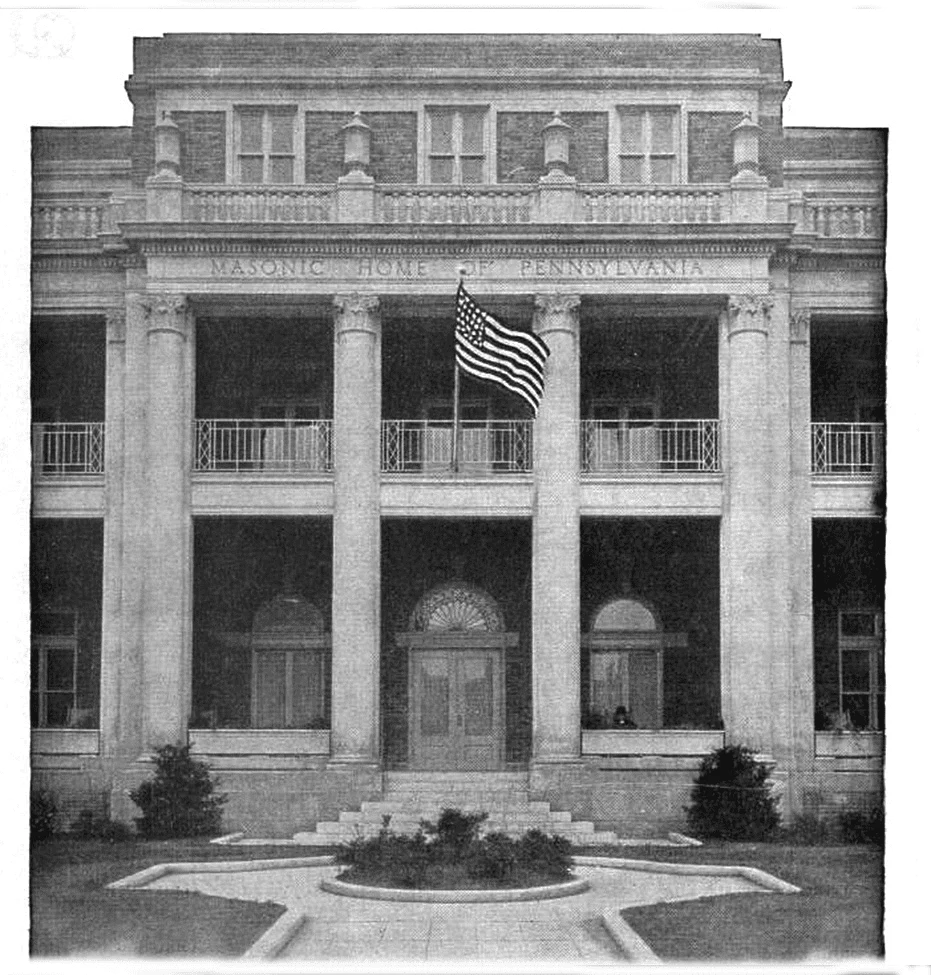 Historic photo of Masonic Home of Pennsylvania.