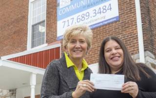 Check presentation to Community Cupboard