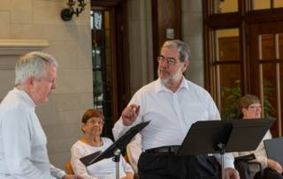 Members of Masonic Village at Elizabethtown's Geriactors theater group