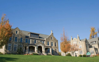 Stone rental apartment building in Elizabethtown.