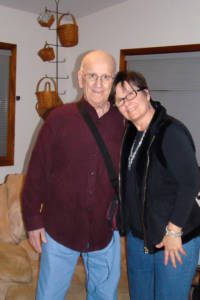 Carol Olnick with father, Carl