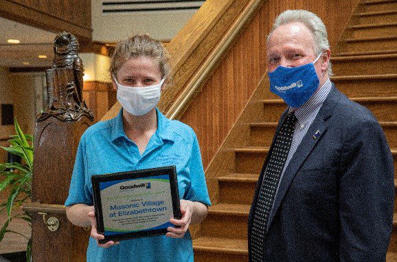 Goodwill award presentation